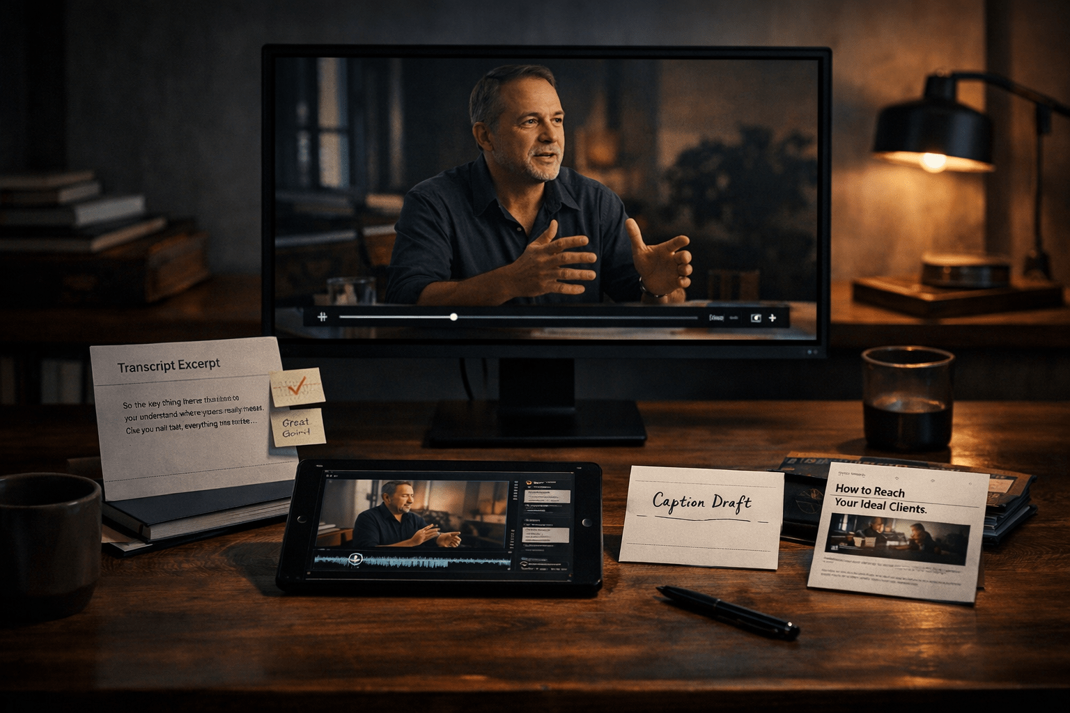 founder content workflow
